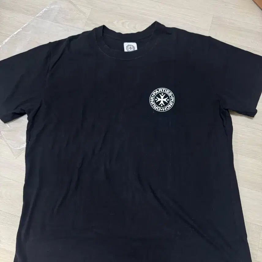 [BUNJANG] Punchdrunk Parties Black Short Sleeve T-shirt / [3] 펀치드렁크파티즈 반팔 티셔츠