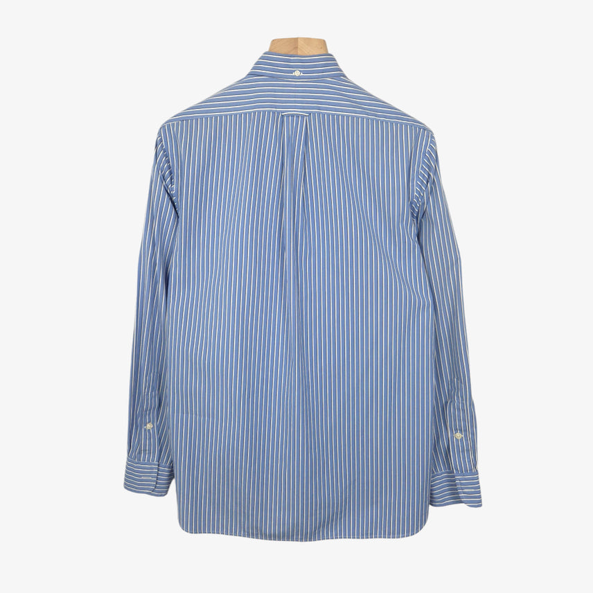 [BUNJANG] Polo Ralph Lauren Blue Stripe Pocket Shirt / [100] 폴로 랄프로렌 블루 스트라이프 포켓 셔츠