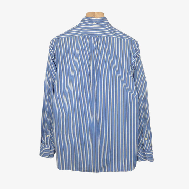 [BUNJANG] Polo Ralph Lauren Blue Stripe Pocket Shirt / [100] 폴로 랄프로렌 블루 스트라이프 포켓 셔츠