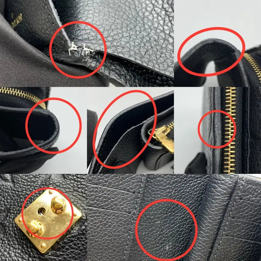 [BUNJANG] Louis Vuitton Empreinte Wallet Black M80880 / 267000900 루이비통 앙프렝뜨 반지갑 블랙 M80880