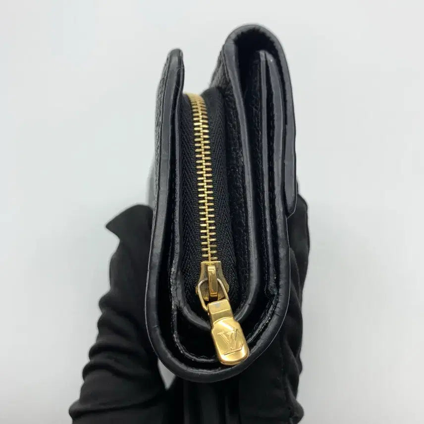 [BUNJANG] Louis Vuitton Empreinte Wallet Black M80880 / 267000900 루이비통 앙프렝뜨 반지갑 블랙 M80880