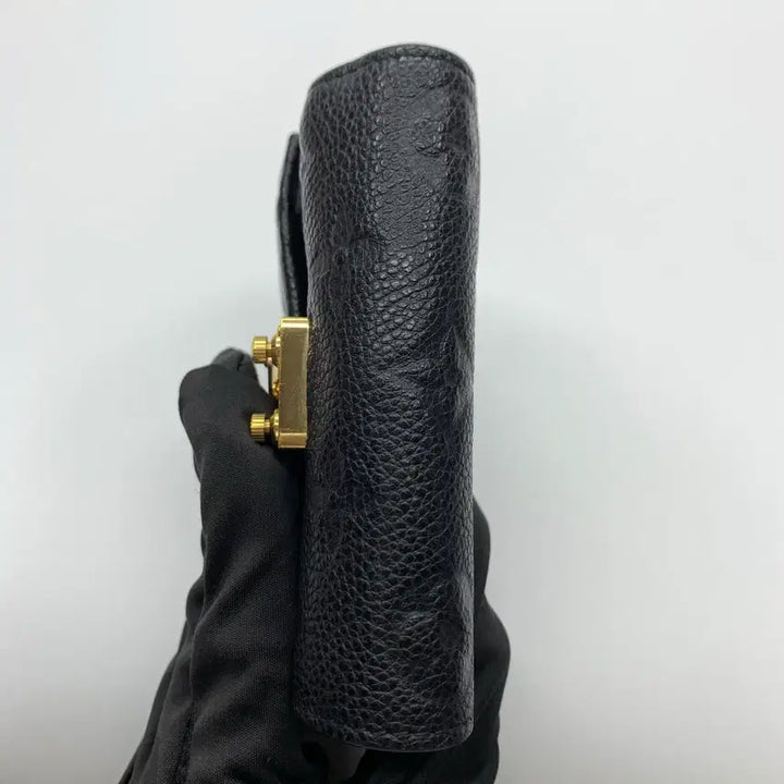 [BUNJANG] Louis Vuitton Empreinte Wallet Black M80880 / 267000900 루이비통 앙프렝뜨 반지갑 블랙 M80880