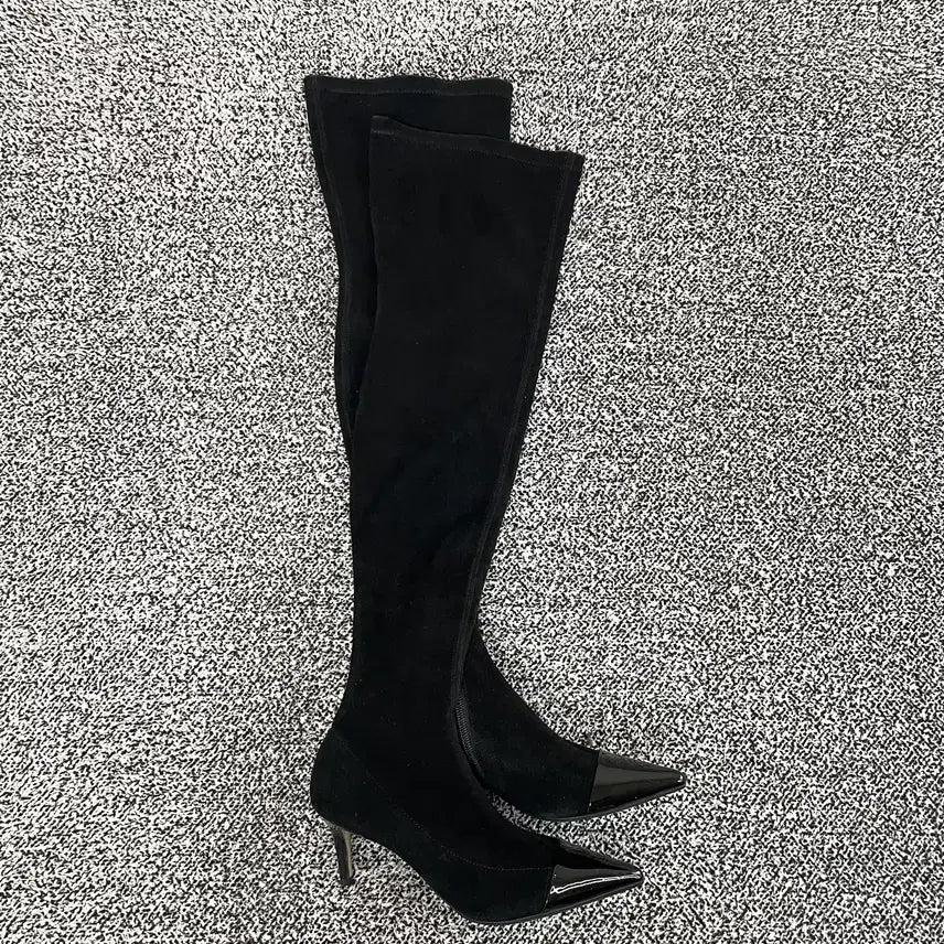 [BUNJANG] Vero Cuoio Vibram Heel Suede Long Boots / 빈티지9. Vero Cuoio 베로쿠오이오 비브람 힐 롱 부츠 스웨이드
