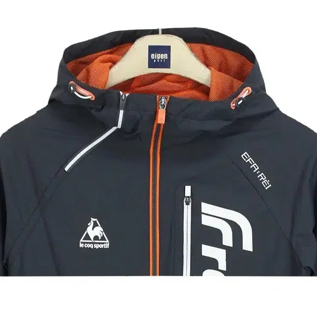 [BUNJANG] Le Coq Sportif Windbreaker Jacket (Dark Gray) / 20638 르꼬끄 스포츠 바람막이 자켓 95 남자 점퍼 아우터 브랜구제