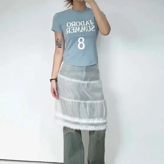 [BUNJANG] Partimento Women Zadro Summer T-shirt / 파르티멘토 우먼 자도로 섬머 티셔츠