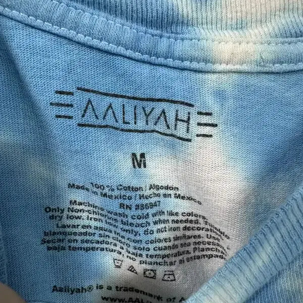 [BUNJANG] AALIYAH Tie-dye Band T-shirt / [M] AALIYAH 알리야 타이다이 밴드 반팔티