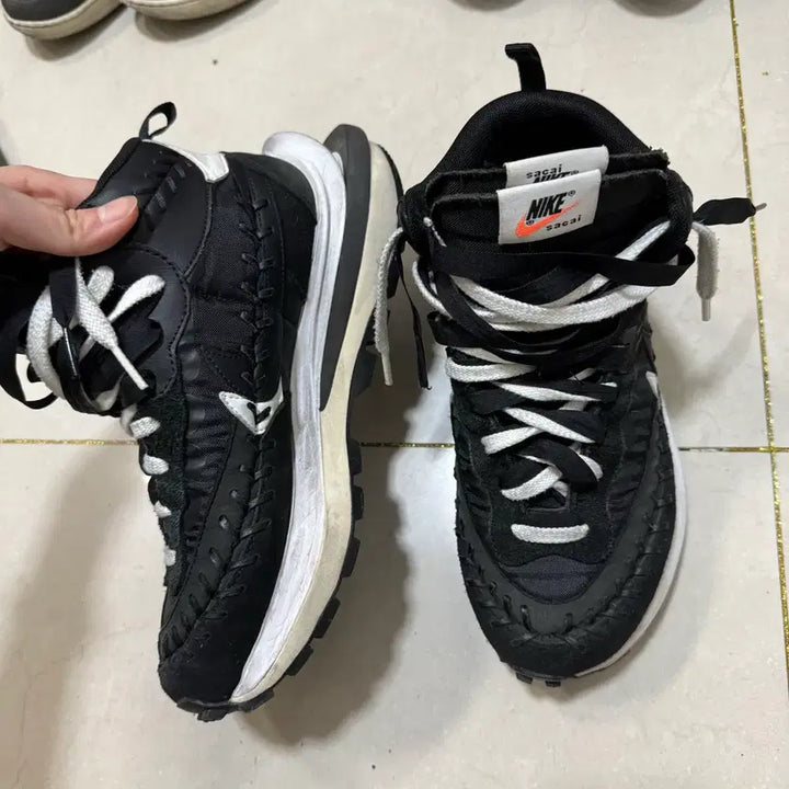 [BUNJANG] Nike Sacai Jean Paul Gaultier Vaporwaffle Black / (240) 나이키 사카이 장폴고티에 베이퍼와플 블랙
