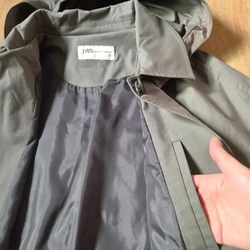 [BUNJANG] Khaki Trench Coat (Size 90) / (새상품)카키색 트렌치코트90사이즈