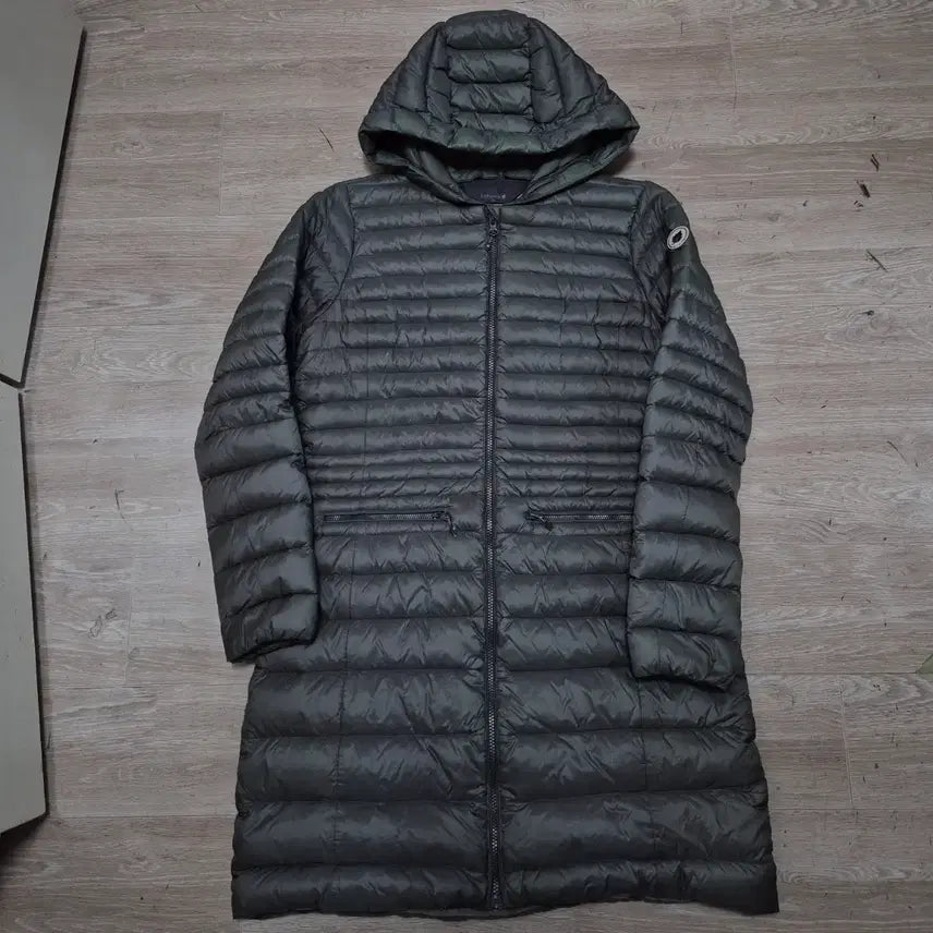 [BUNJANG] Lafuma Long Lightweight Down Hooded Jacket / 라푸마 SINCE 1930 사이드와펜 다운 후드 롱 경량패딩 L(100)