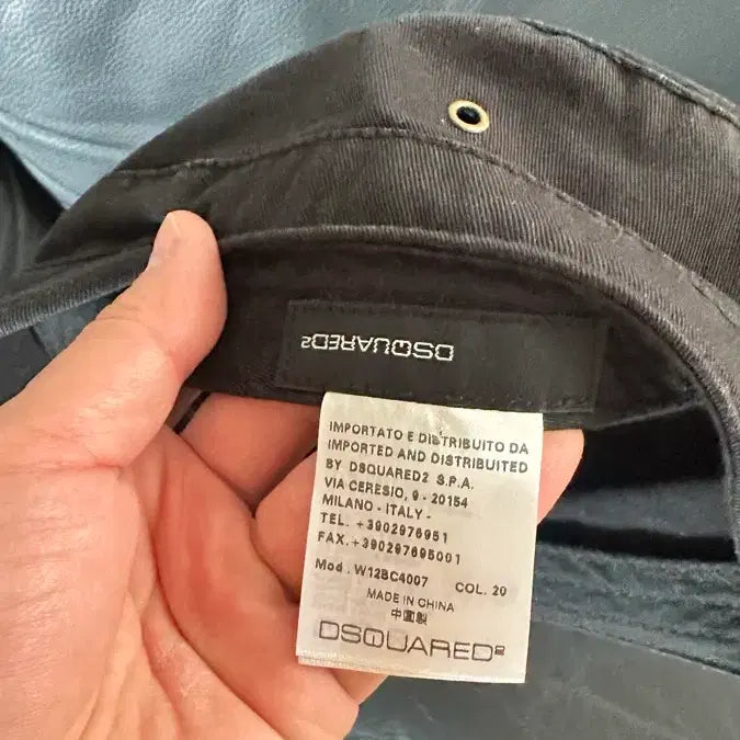 [BUNJANG] Dsquared2 Black Hunting Cap / 디스퀘어드 블랙 헌팅캡