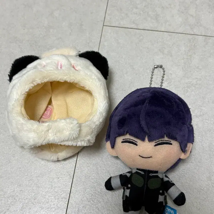 [BUNJANG] Kaiju No. 8 Soshiro Hoshina Chibi Nui Doll &amp; Panda Dumpling Hat Bundle / 괴수8호 호시나 소우시로 치비누이 인형 + 판다만두 모자 일괄