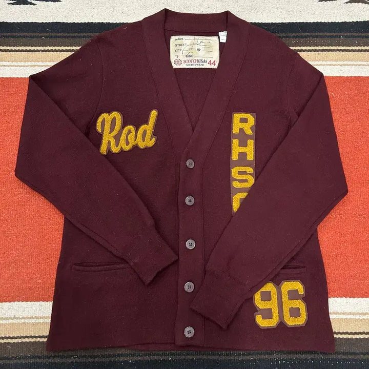 [BUNJANG] Scotch &amp; Soda Letterman Cardigan / 스카치앤소다 레터맨 가디건