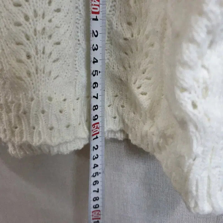 [BUNJANG] FREE VALLEY White Knit Top / FREE VALLEY 여성FREE 화이트 니트 M3963
