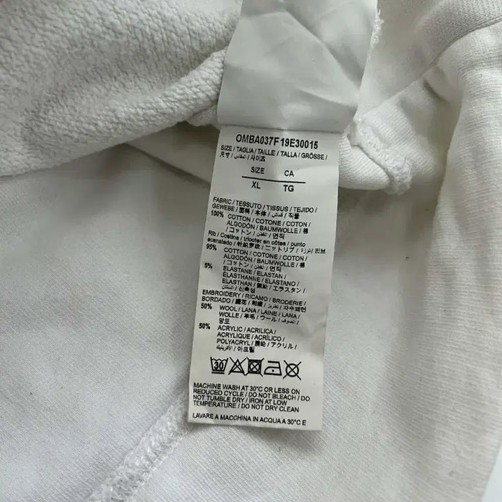 [BUNJANG] Off-White Abstract Crewneck Sweatshirt / [XL] 오프화이트 20FW 앱스트랙트 화이트 크루넥 스웻셔츠 맨투맨