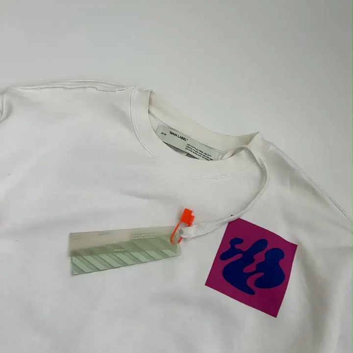 [BUNJANG] Off-White Abstract Crewneck Sweatshirt / [XL] 오프화이트 20FW 앱스트랙트 화이트 크루넥 스웻셔츠 맨투맨
