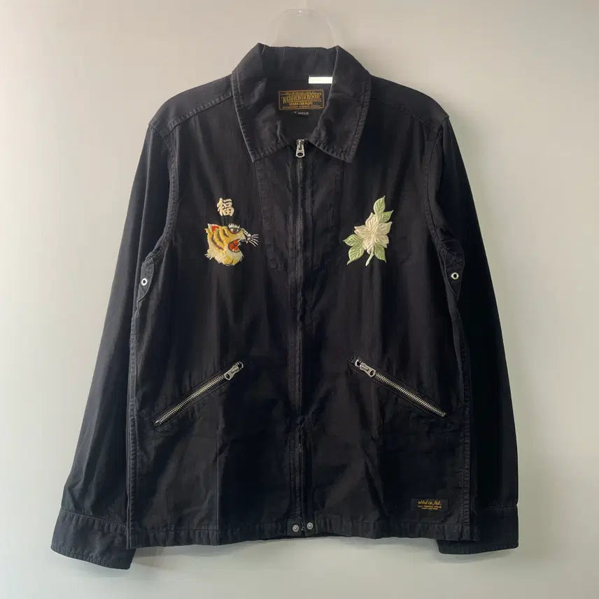 [BUNJANG] Neighborhood Vietnam Embroidered Drizzler Jacket / 네이버후드 베트남자켓