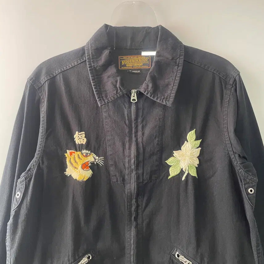 [BUNJANG] Neighborhood Vietnam Embroidered Drizzler Jacket / 네이버후드 베트남자켓