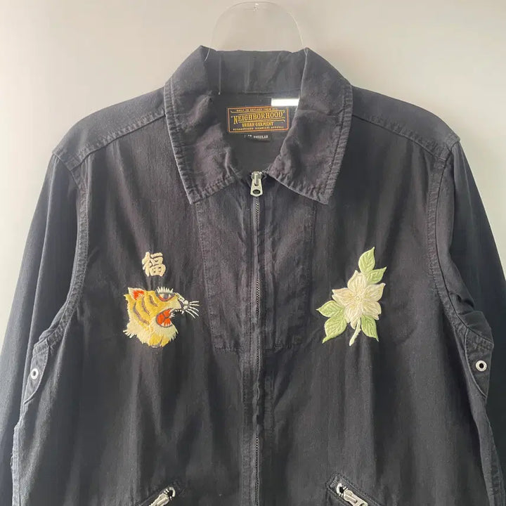 [BUNJANG] Neighborhood Vietnam Embroidered Drizzler Jacket / 네이버후드 베트남자켓