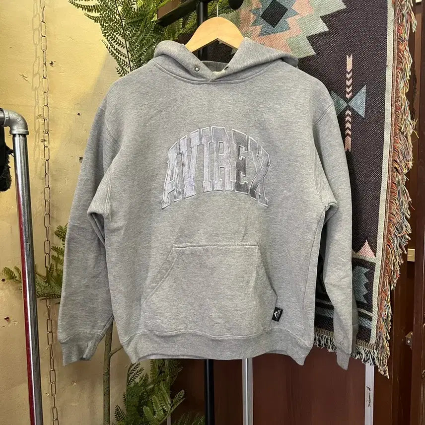[BUNJANG] Avirex Logo Hoodie / 아비렉스 로고 후드티 