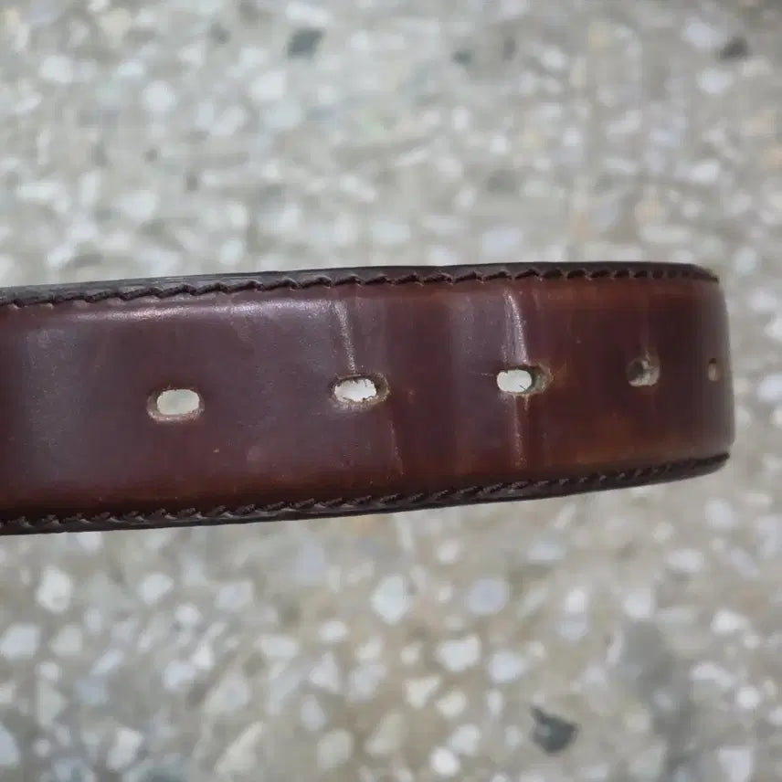 [BUNJANG] MONSIEUR NICOLE Leather Belt / MONSIEUR NICOLE 가죽벨트