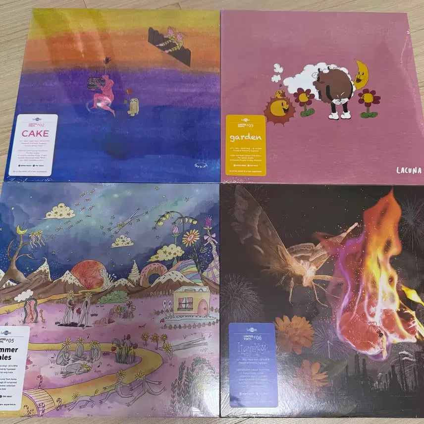 [BUNJANG] Lacuna LP Bundle Set / 라쿠나 LP 4종 일괄 양도 summer tales 정원 cake