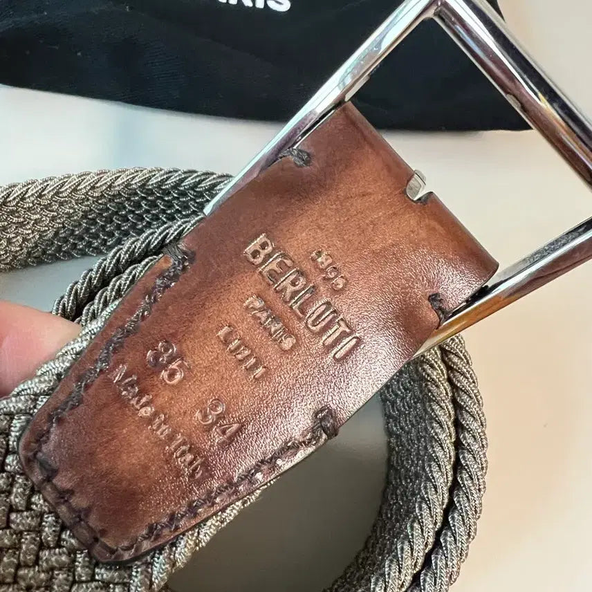 [BUNJANG] Berluti Classic Belt / [85] 벨루티 클래식 벨트