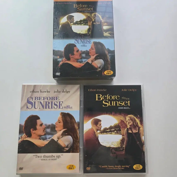 [SOLD OUT] DVD 비포 선라이즈 + 비포 선셋 세트