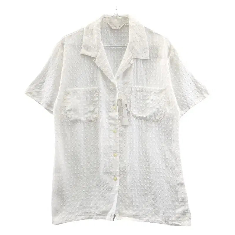 [BUNJANG] MADE IN JAPAN Linen Shirt Blouse / [새상품] 입체 린넨 셔츠 블라우스 F MADE IN JAPAN