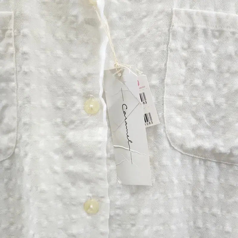 [BUNJANG] MADE IN JAPAN Linen Shirt Blouse / [새상품] 입체 린넨 셔츠 블라우스 F MADE IN JAPAN