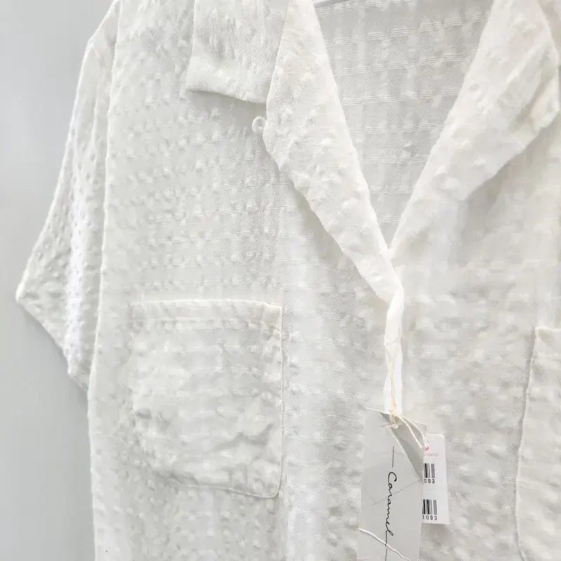 [BUNJANG] MADE IN JAPAN Linen Shirt Blouse / [새상품] 입체 린넨 셔츠 블라우스 F MADE IN JAPAN