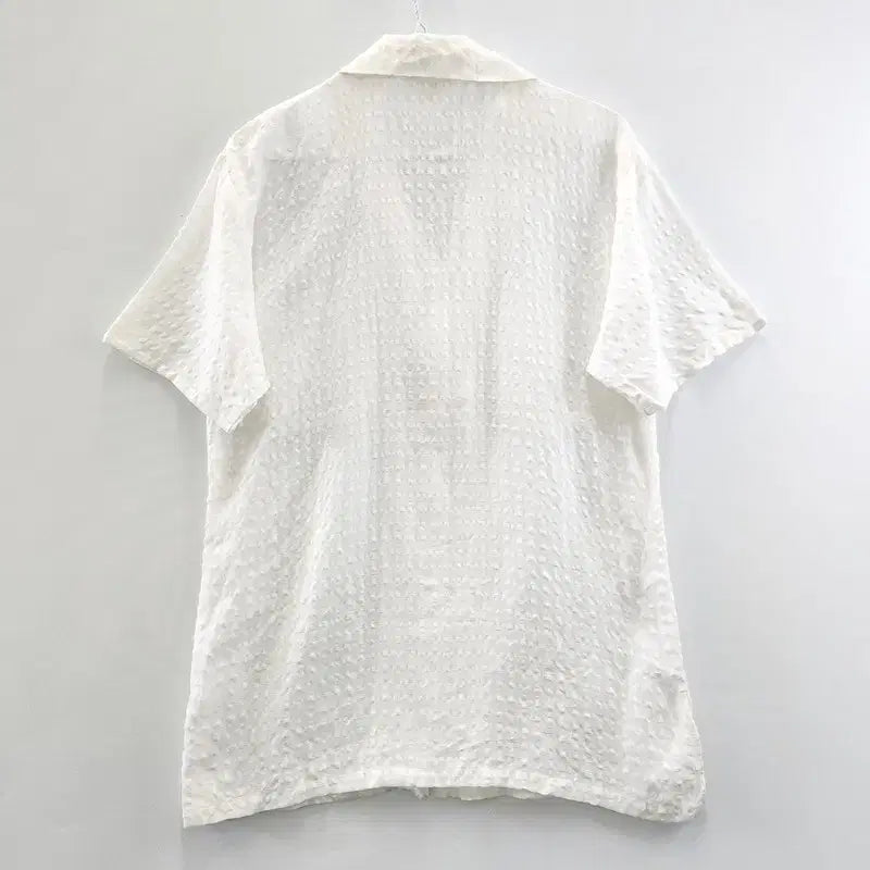 [BUNJANG] MADE IN JAPAN Linen Shirt Blouse / [새상품] 입체 린넨 셔츠 블라우스 F MADE IN JAPAN