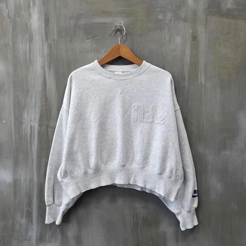 [BUNJANG] Nike Crop Sweatshirt (M) / 나이키 크롭 맨투맨 티셔츠/여성(M)/ST2695/새상품수준