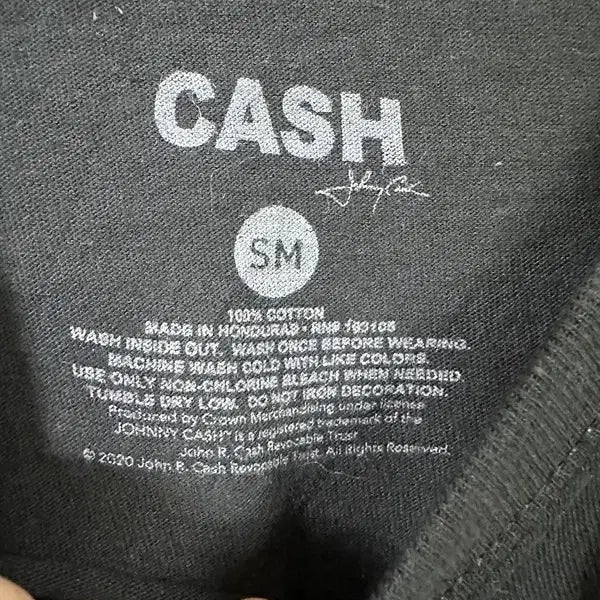 [BUNJANG] Johnny Cash Band Vintage T-shirt / [SM] JOHNNY CASH 조니캐쉬 밴드 반팔티
