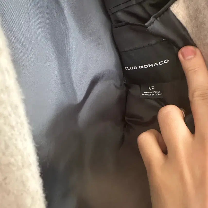 [BUNJANG] Club Monaco Cashmere Single Coat - L / 클럽모나코 캐시미어 싱글코트 L