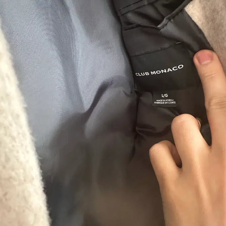 [BUNJANG] Club Monaco Cashmere Single Coat - L / 클럽모나코 캐시미어 싱글코트 L