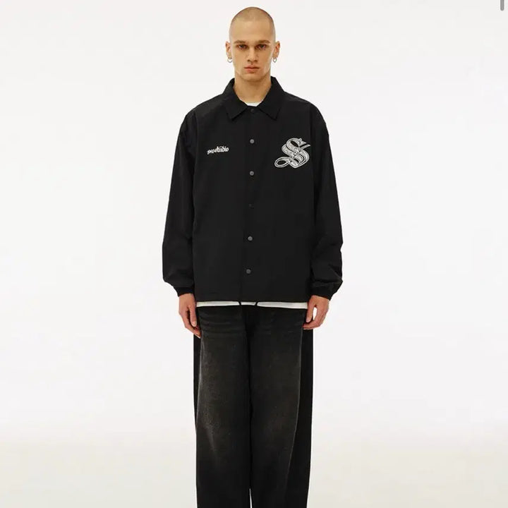 [BUNJANG] 1993 Studio Black Coach Jacket / 1993스튜디오 블랙 코치 자켓