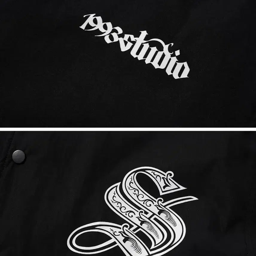 [BUNJANG] 1993 Studio Black Coach Jacket / 1993스튜디오 블랙 코치 자켓