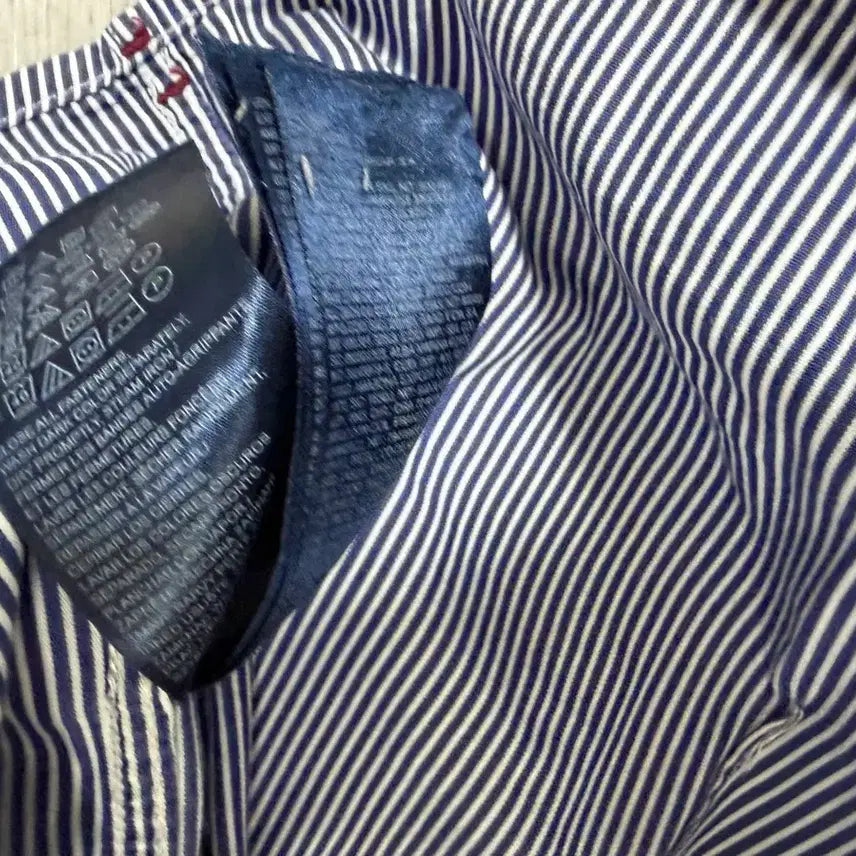 [BUNJANG] Tommy Hilfiger Striped Long Sleeve Shirt / 타미힐피거 스트라이프 긴팔 셔츠