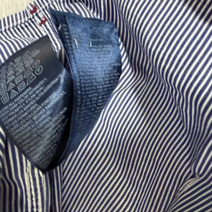 [BUNJANG] Tommy Hilfiger Striped Long Sleeve Shirt / 타미힐피거 스트라이프 긴팔 셔츠