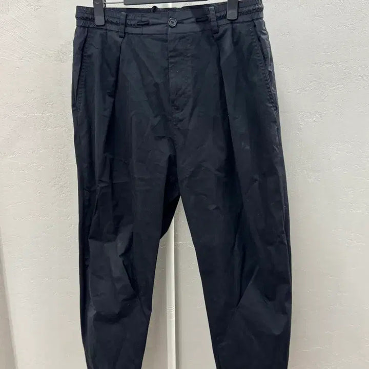 [BUNJANG] Songzio Black Pleated Wide Slacks 30 / Songzio 검정색 핀턱 와이드 슬랙스 30