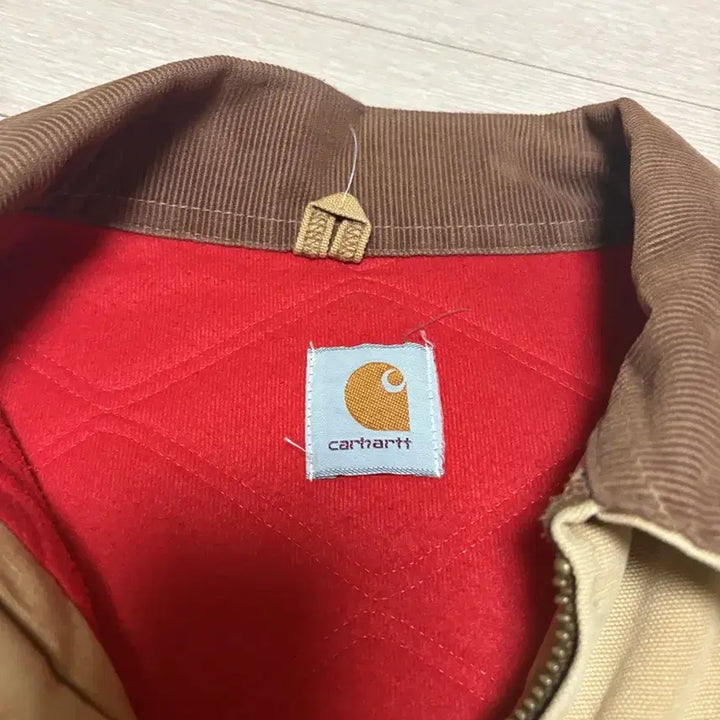 [BUNJANG] Carhartt J13 Santa Fe Beige Bomber Jacket / (XL) 칼하트 J13 산타페 베이지 봄버 자켓