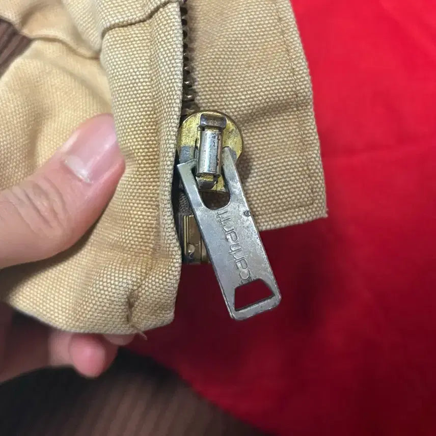 [BUNJANG] Carhartt J13 Santa Fe Beige Bomber Jacket / (XL) 칼하트 J13 산타페 베이지 봄버 자켓