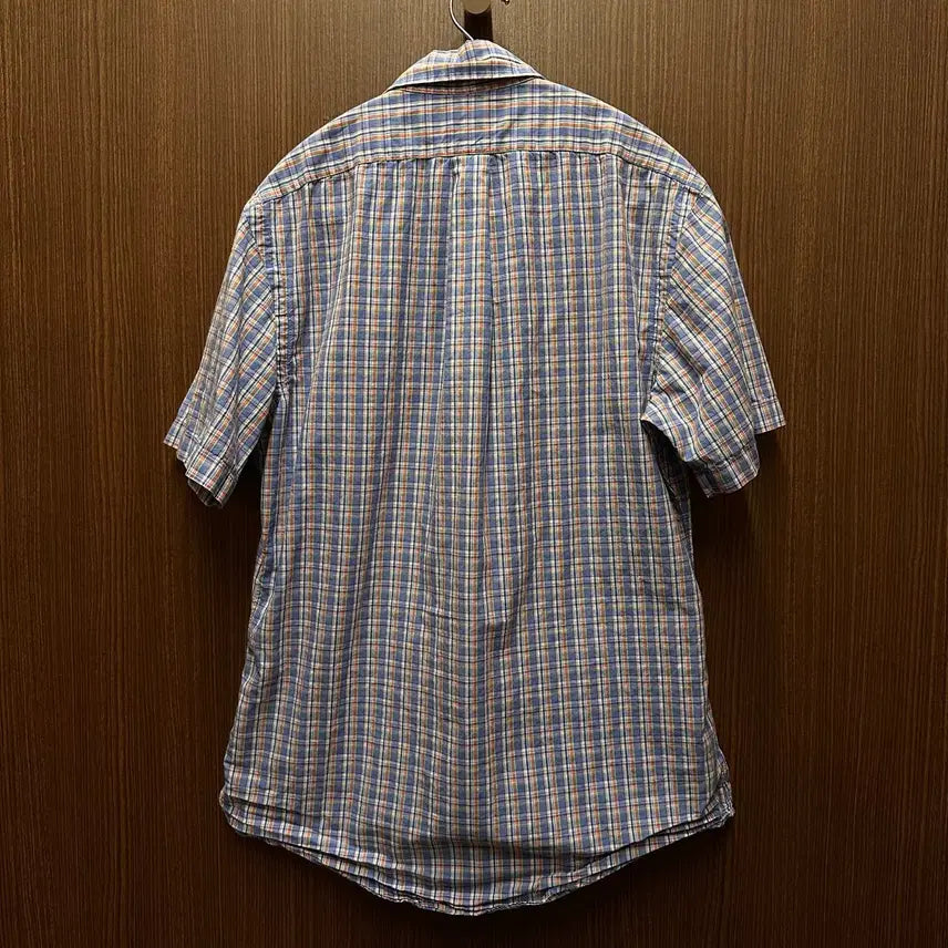 [SOLD OUT] 폴로 반팔 체크 남방 S