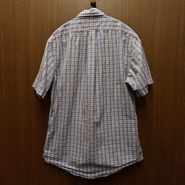 [SOLD OUT] 폴로 반팔 체크 남방 S