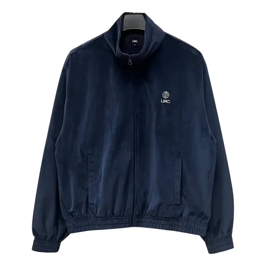 [BUNJANG] LMC OG Globe Velour Track Top Jacket (S) / LMC 엘엠씨 오버핏 OG 글로브 벨루어 트랙탑 자켓 S