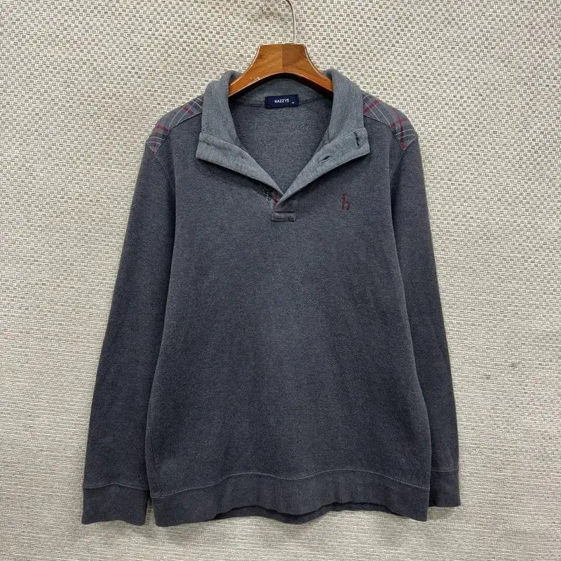 [BUNJANG] Hazzys Long Sleeve Polo Shirt / 헤지스 긴팔카라티 95 M14512