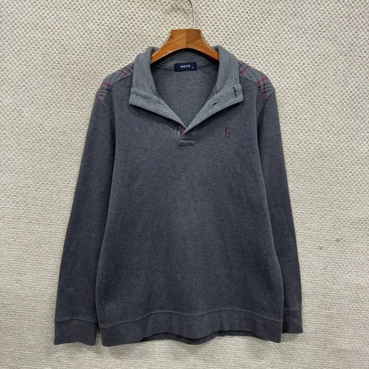 [BUNJANG] Hazzys Long Sleeve Polo Shirt / 헤지스 긴팔카라티 95 M14512