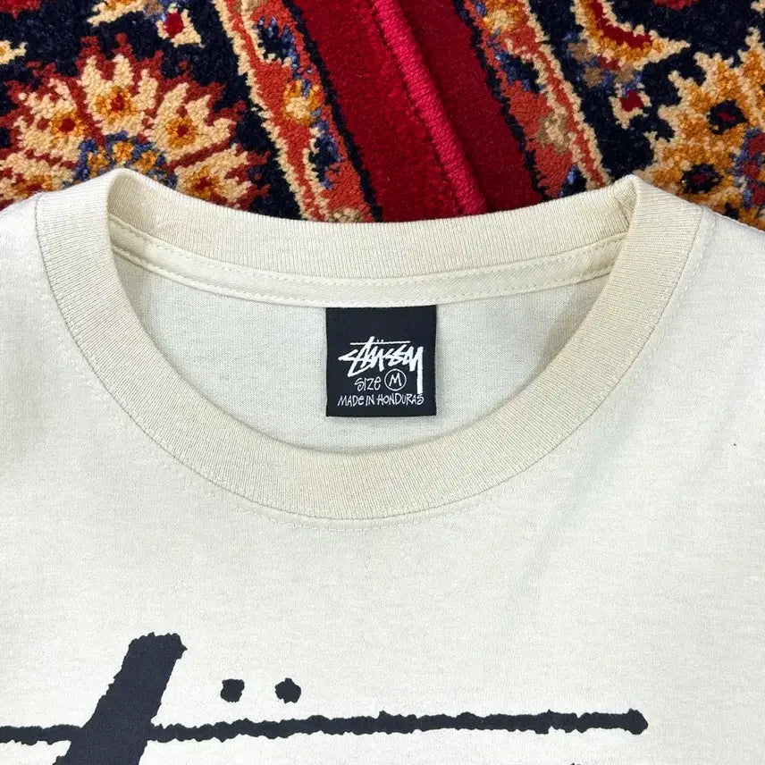 [BUNJANG] Stussy World Tour Long Sleeve Shirt M / 스투시 월드투어 롱슬리브M