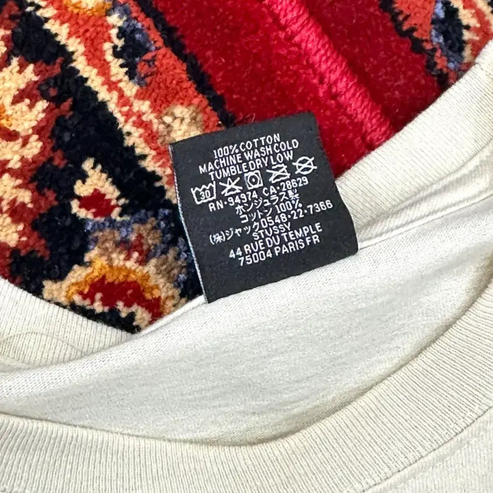 [BUNJANG] Stussy World Tour Long Sleeve Shirt M / 스투시 월드투어 롱슬리브M