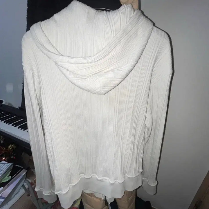 [SOLD OUT] 아캄 Knitted Zip-Up Hoodie (Ivory) 후드집업